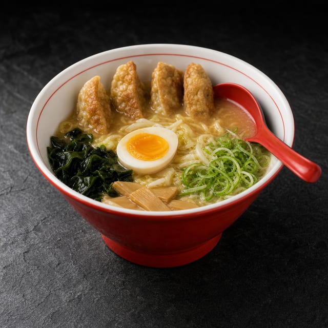 Veg. Gyoza Ramen.
