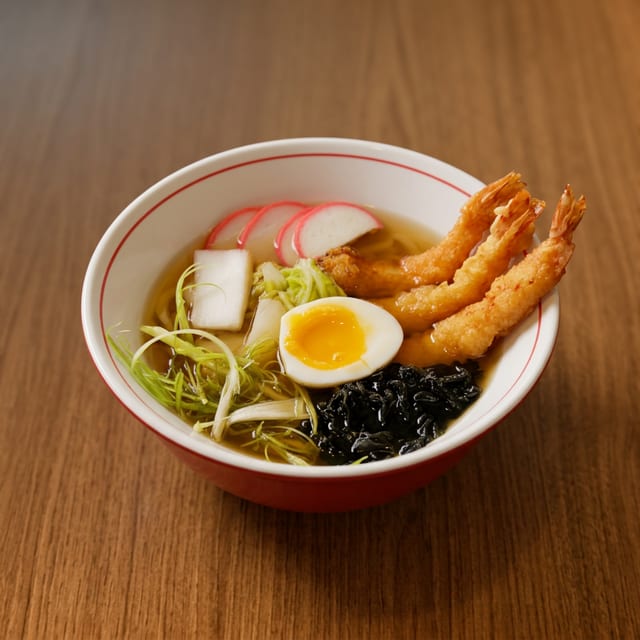 Shrimp Temp Udon.