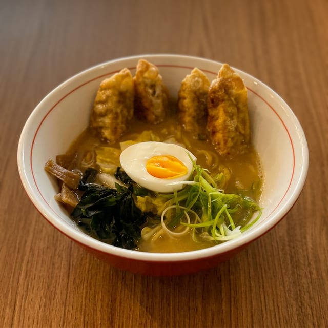 Veg. Gyoza Ramen.